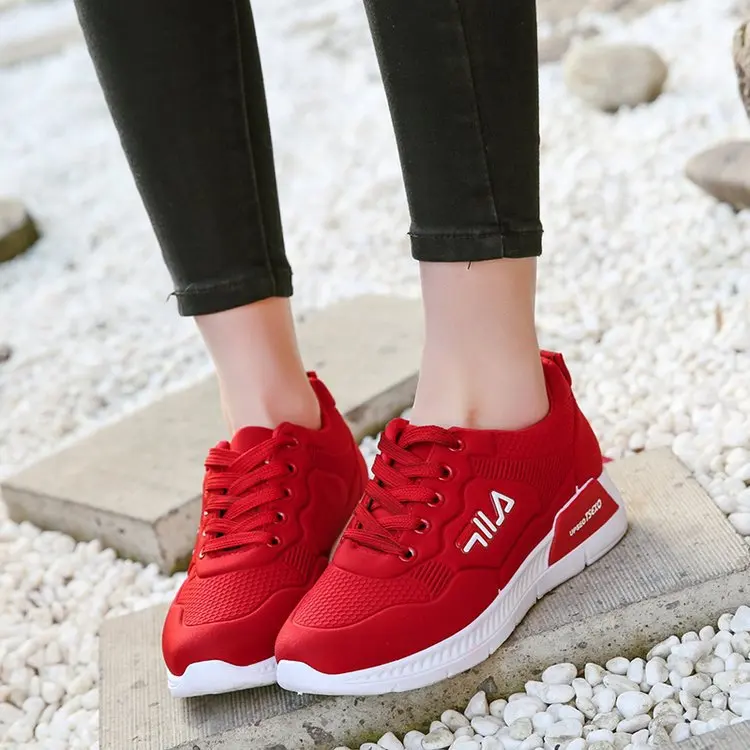 Женская Повседневная обувь сезон осень женские кроссовки на платформе Filas