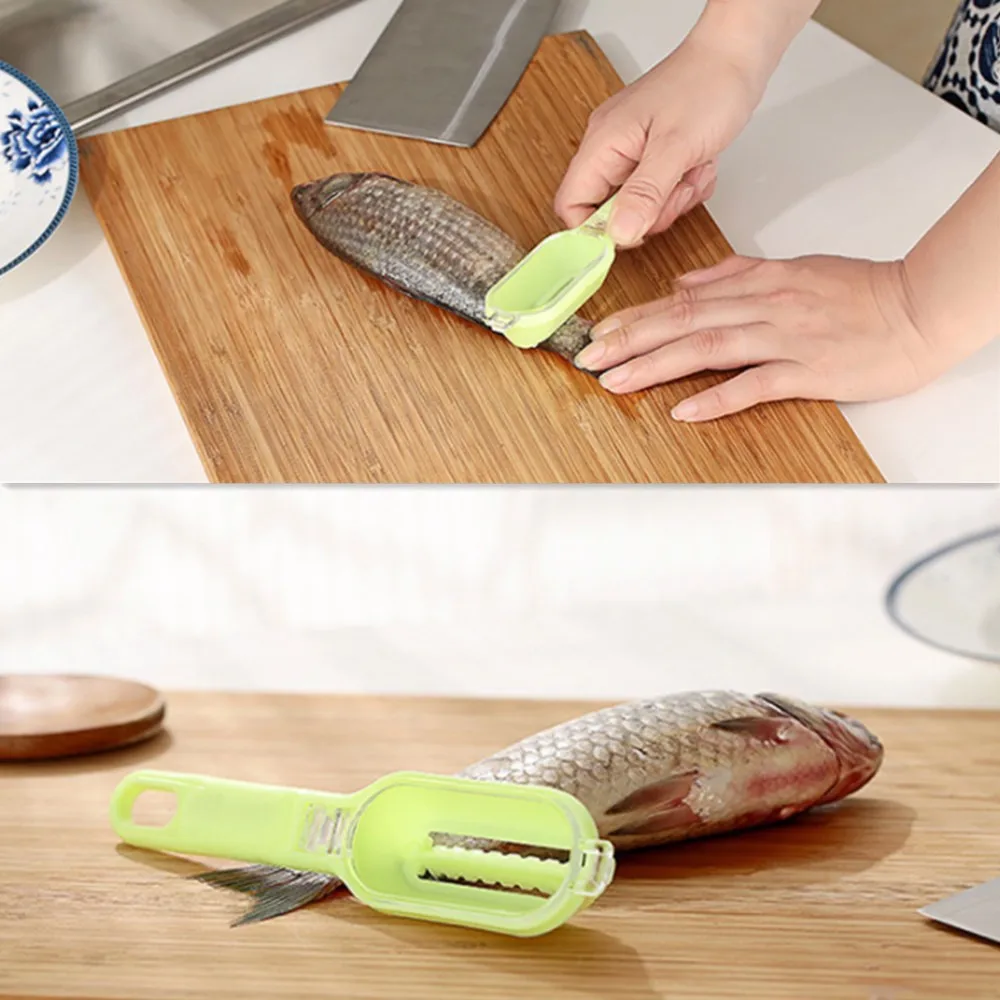 Рыбные чешуи терки скребок инструмент для очистки рыбы Scraping Scales устройство с