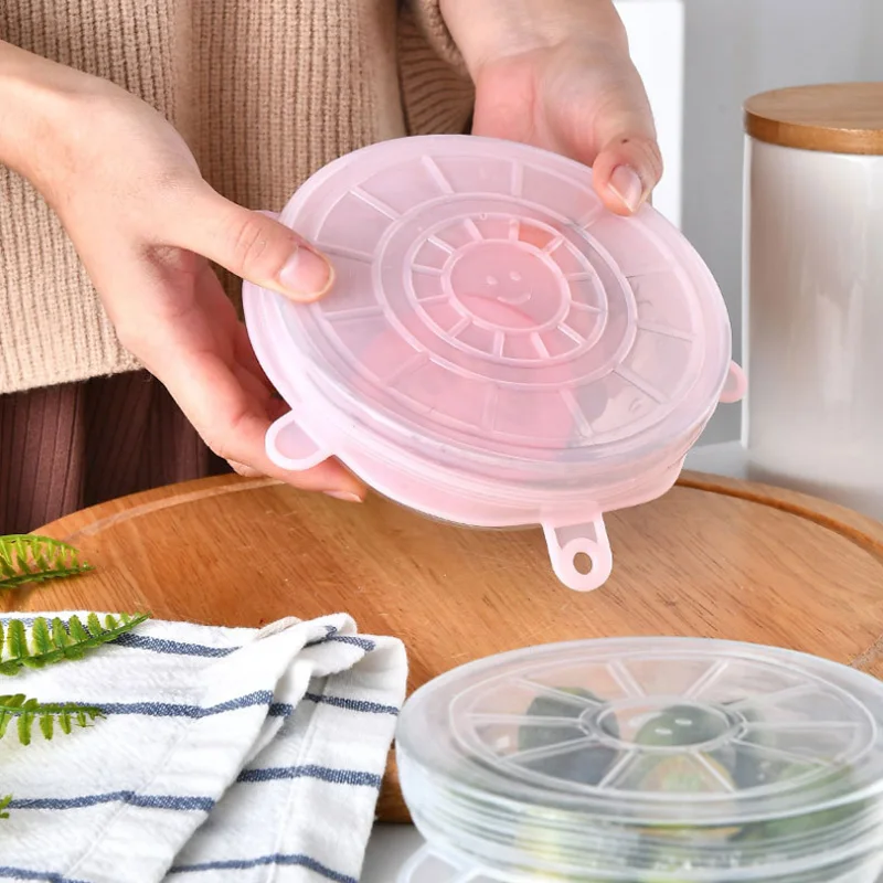 Комплект из 6 шт. Еда Класс силиконовый сохраняющий свежесть чехол