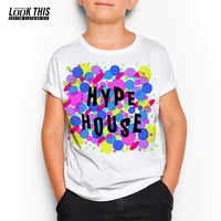 hype house 3d cartoon summer children clothes short sleeves kids t shirt cute unisex t shirt boys tees kids tops for girls
