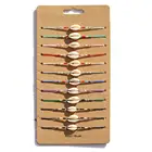 Стеклянные бусины Миюки, Коури, ракушки, тонкий регулируемый браслет на веревке для женщин и девушек, Модные Простые Летние ювелирные украшения в стиле бохо с узлом