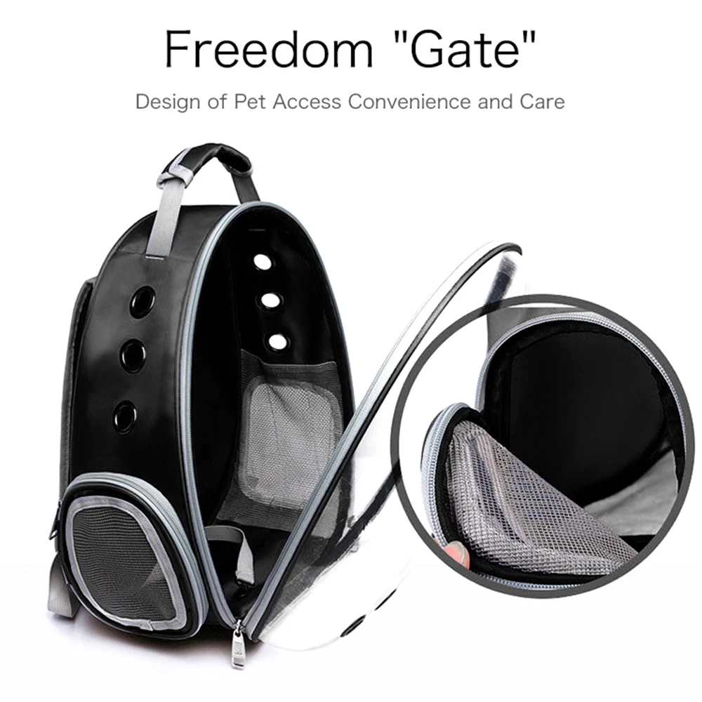 

Portable Cat Carrier Bags Breathable Cat Dog Bag Outdoor Travel Backpack Transparent Space Capsule Cage Pet Transport Bag