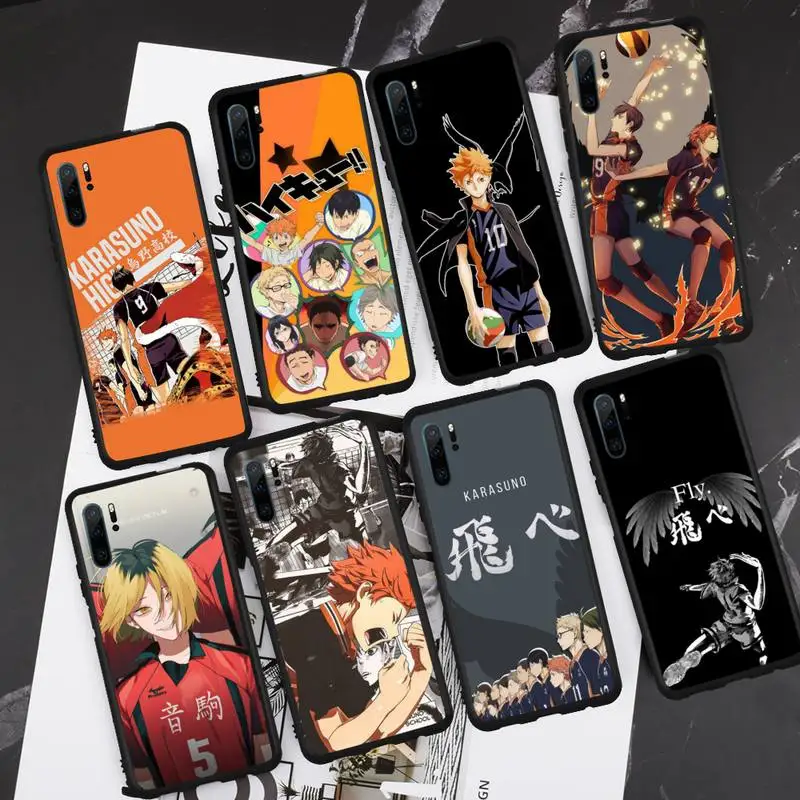 

Anime Haikyuu Phone Case For Huawei honor Mate P 9 10 20 30 40 Pro 10i 7 8 a x Lite nova 5t Funda Cover Shell