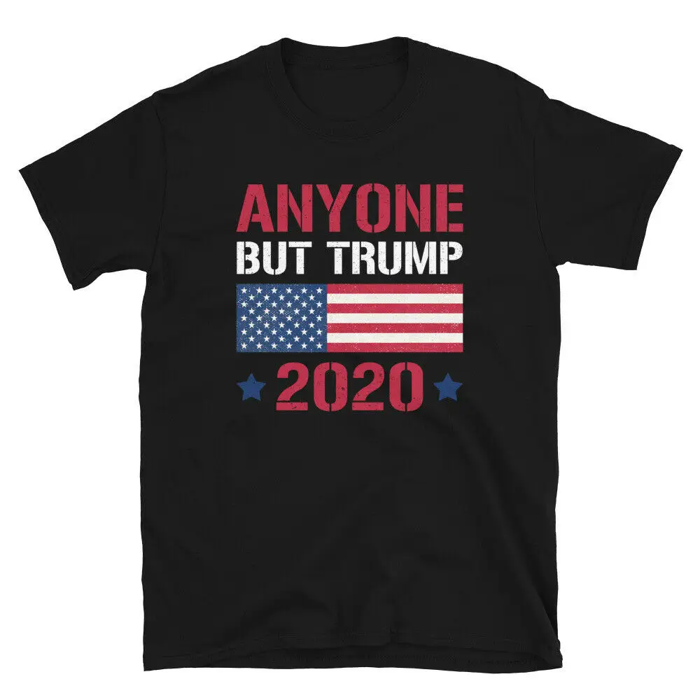 

Anyone But Trump 2020 Presidential Election USA Flag Short-Sleeve Unisex T-Shirt