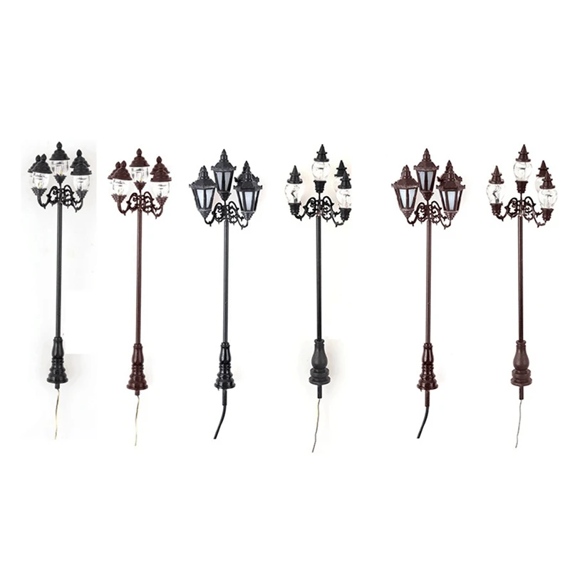 

Mini Street Lamp Model Mini Landscape Home Decoration Fairy Tale Garden Mini Street Lamp Statue Decoration