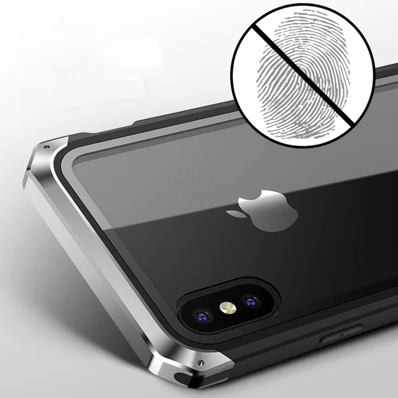 Чехол-накладка для IPhone 11 Pro MAX Xs X XR из прозрачного стекла | Мобильные телефоны и