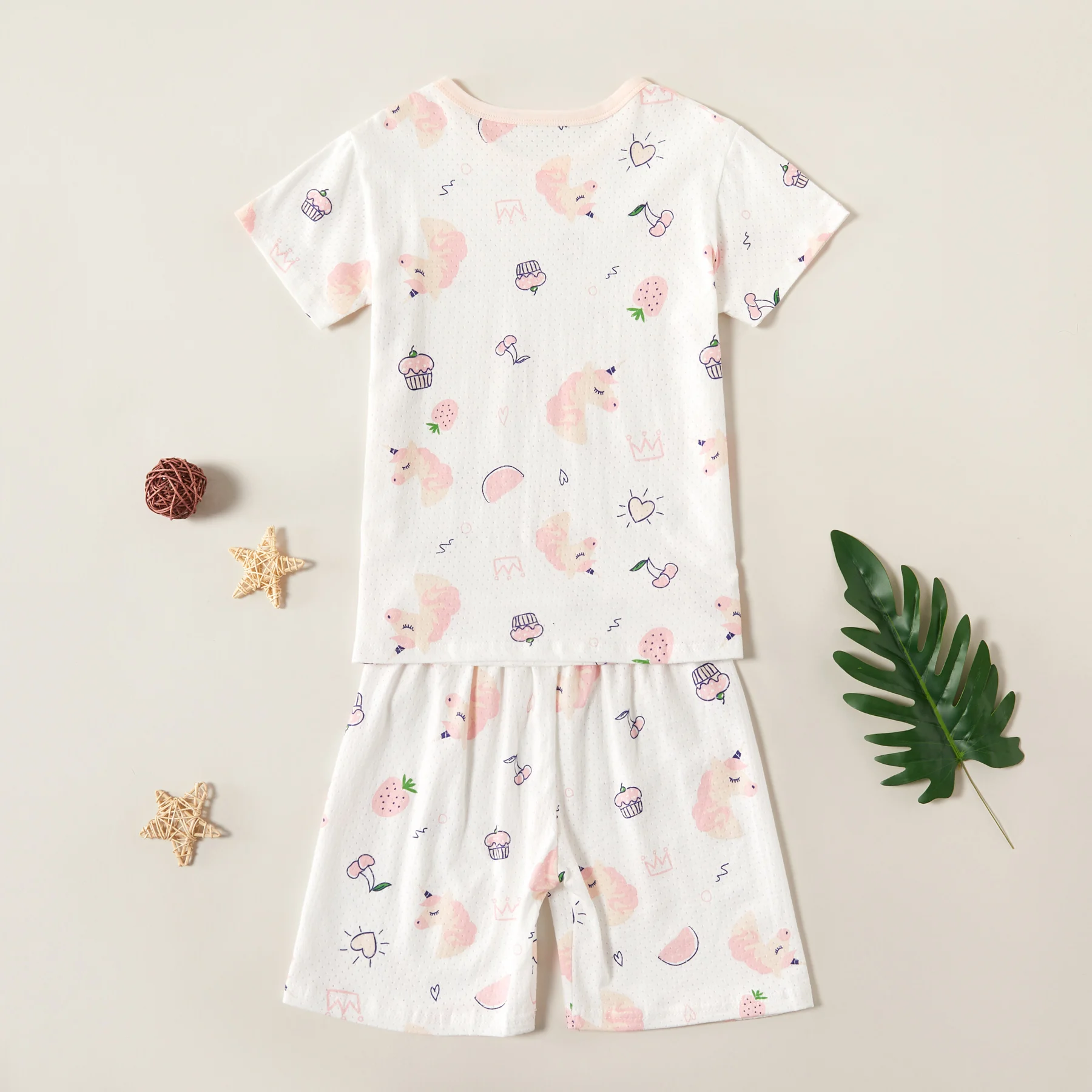 PatPat 2020 New Summer Stylish Cartoon Animal Cat Top and Shorts Set Comfortable short sleeve suit Boy Girl Kids Clothes | Детская