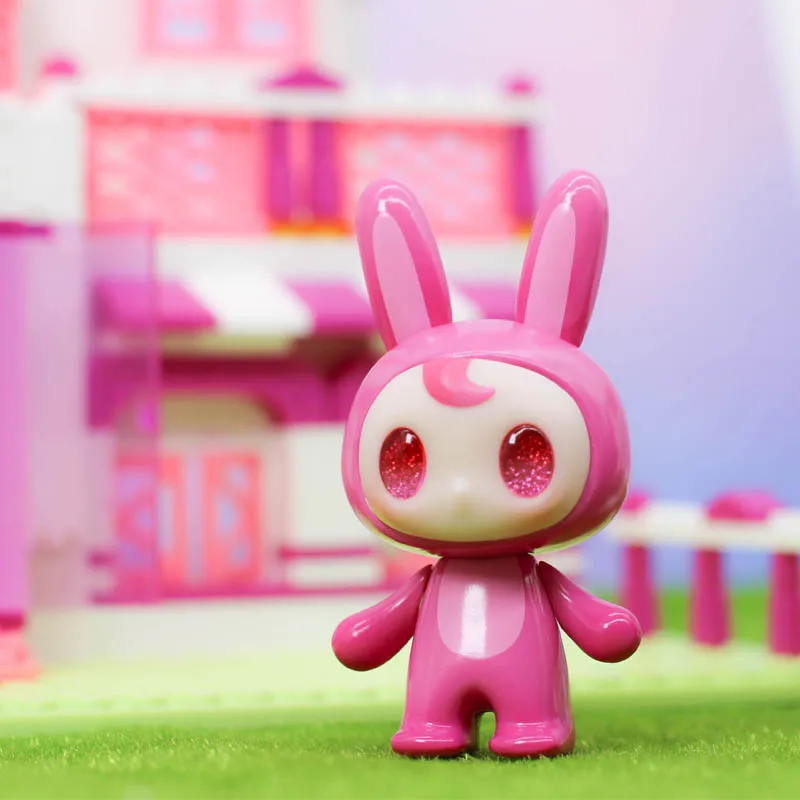 Глухая коробка подлинный goco достаточно крутой PUWA розовый кролик серия девушка