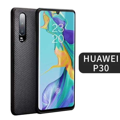 QIALINO ультра тонкий чехол из углеродного волокна для телефона huawei Mate20 Fibre Feeling ультра легкий чехол для huawei Mate20 pro/20X - Цвет: for P30