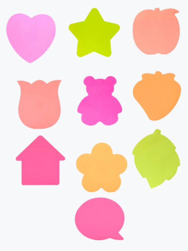 

Creative Post Colour Self Stick Notes Self-adhesive Sticky Note Cute Notepads Posted Writing Pads Stickers Paper 100 Sheets