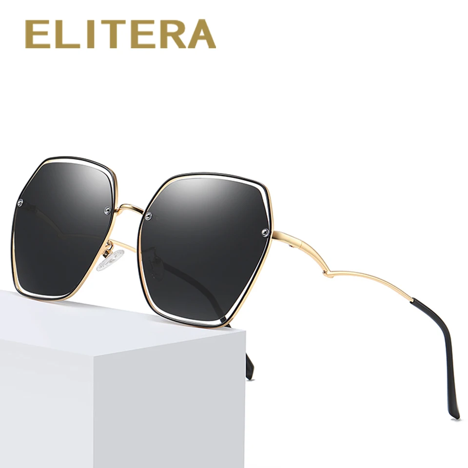 ELITERA, брендовые поляризованные женские солнцезащитные очки, градиентные линзы, роскошные солнцезащитные очки