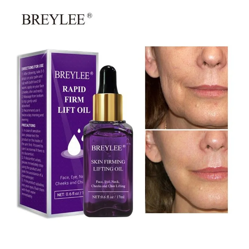 BREYLEE 17 мл V Форма эфирные масла для лица быстрая укрепляющая подтяжка эссенция