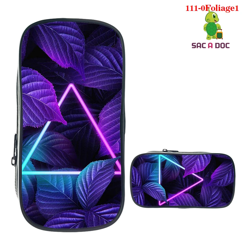 

Природа листва Блеск большой Ёмкость Карандаш Чехол Школа Ручка чехол уп Карандаш сумка школа "Ланч Бокс чехол для карандашей канцелярские ...