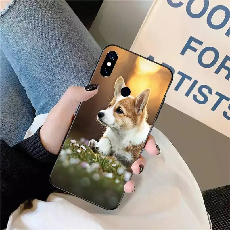 

Corgi dog Cute funny animal Phone Case For Xiaomi Redmi note 7 8 9 t max3 s 10 pro lite coque funda shell cover