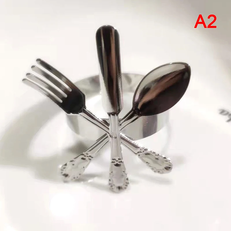 

Гостиничный стол в западном стиле, нож и вилка, ложка, пряжка для салфеток, кольцо из ткани, Пряжка для полотенца