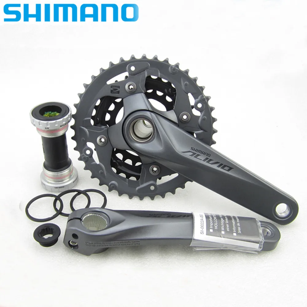 SHIMANO ALIVIO M4000 MTB велосипед группа набор M4050 3x9 Скорость Переключатель шатуны