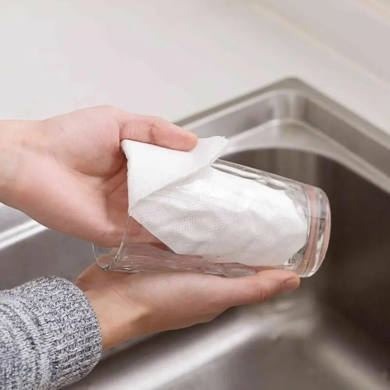 50 шт. одноразовые салфетки для мытья посуды|Чистящие салфетки| |