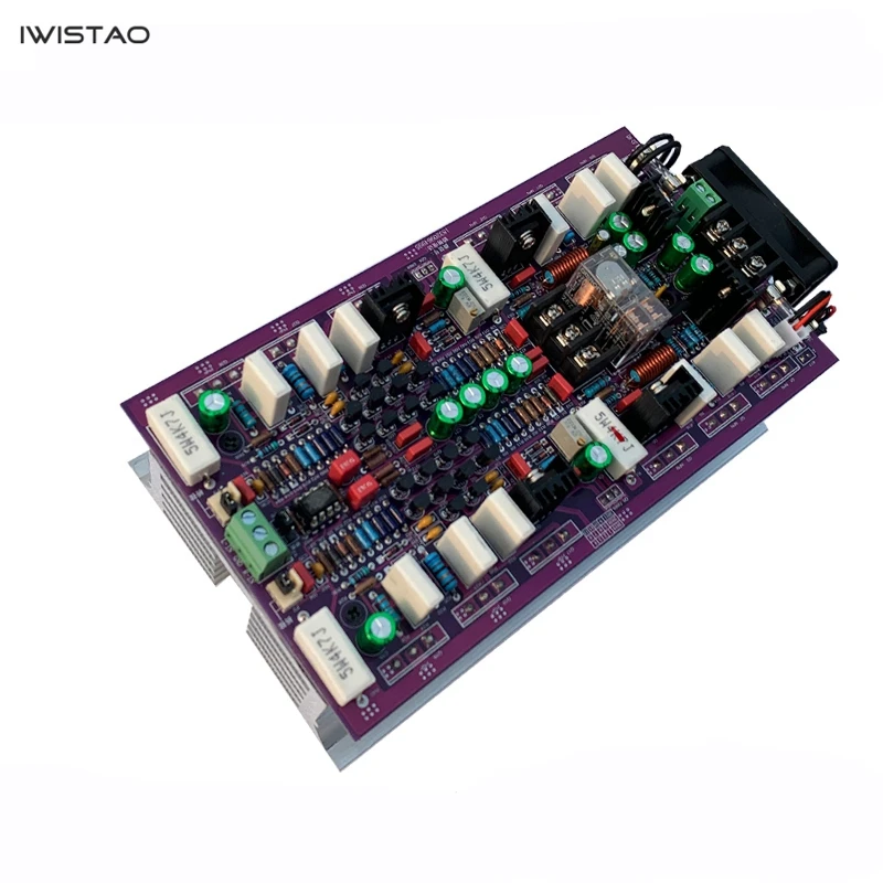 IWISTAO 2X200W HIFI Классический класс A на MJL4281/4302 дискретный компонент стерео усилитель