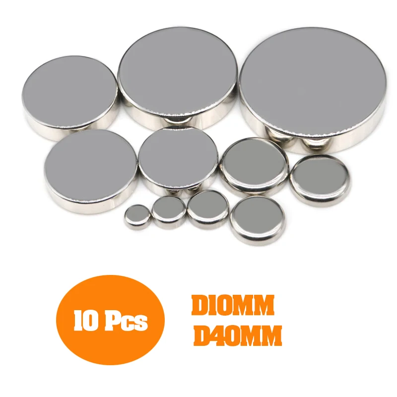 Im&aacute;n superfuerte de 10 piezas, gancho de salvamento permanente de neodimio Ndfeb con varilla roscada interna D10mm D16MM D32mm D36mm D40mm-0