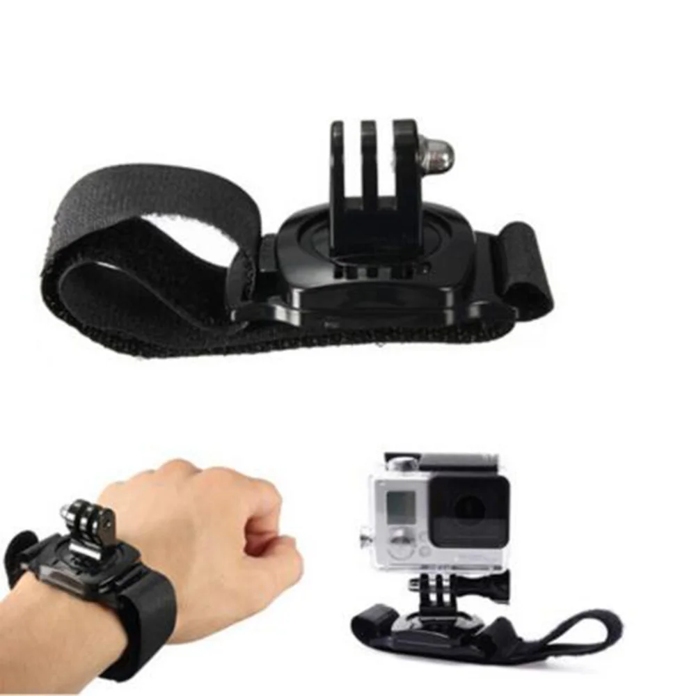1 шт. вращающийся на 360 градусов наручный ремешок для GoPro Hero3 +/3 аксессуары