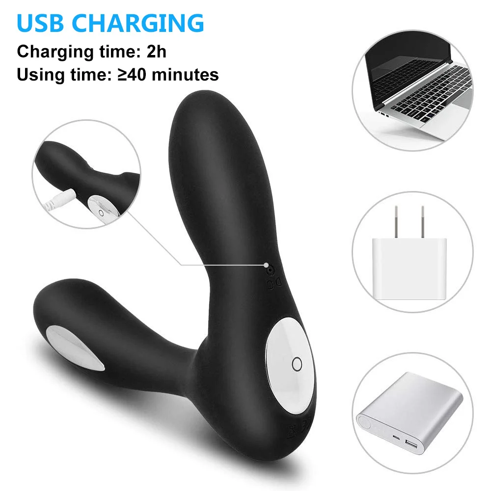 Электрический Импульсный анальный фаллоимитатор вибраторы 8 скоростей Анальная