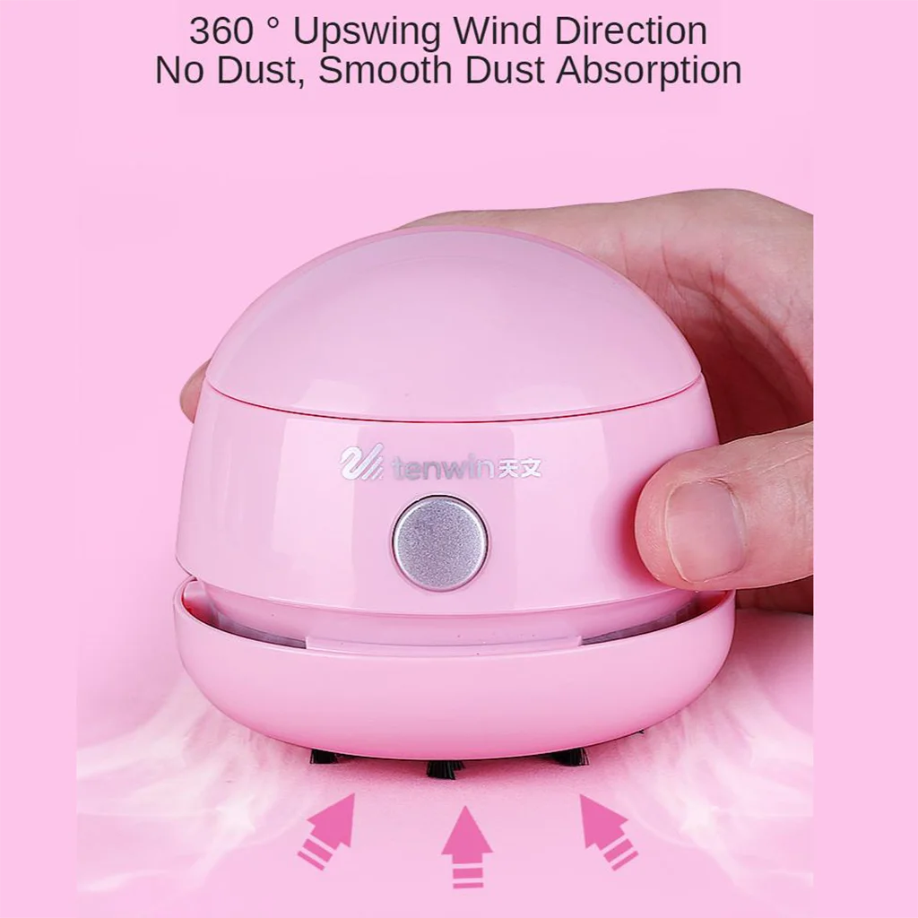 

Smart Mini Desk Table Vacuum Dust Cleaner Kids Stationery Automatic Tools