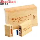 Usb 3.0 флеш-накопитель с деревянным блоком, 4 ГБ, 8 ГБ, 16 ГБ, 32 ГБ, 64 ГБ, 128 ГБ