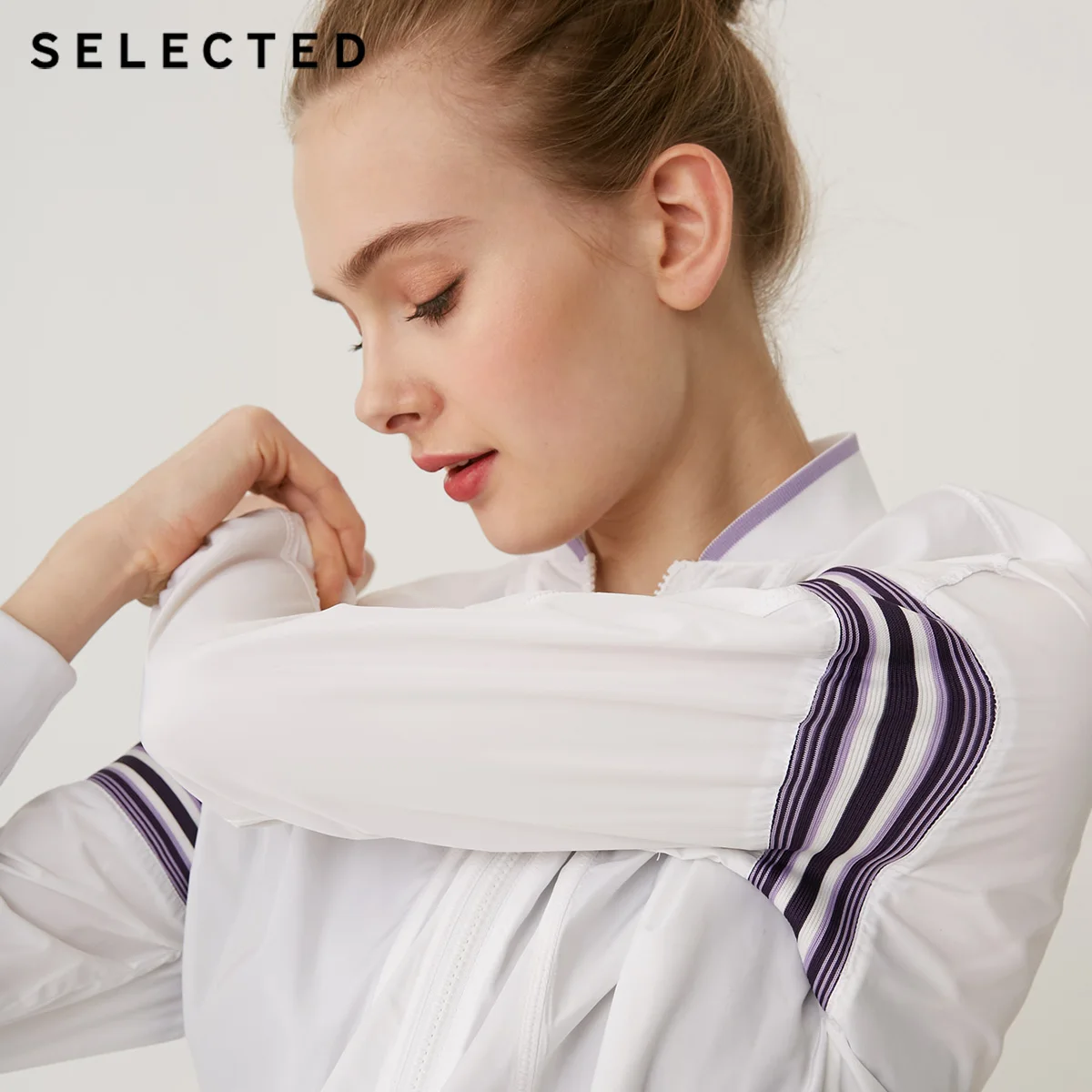 Женская спортивная куртка из водонепроницаемого материала с Бейсбольным