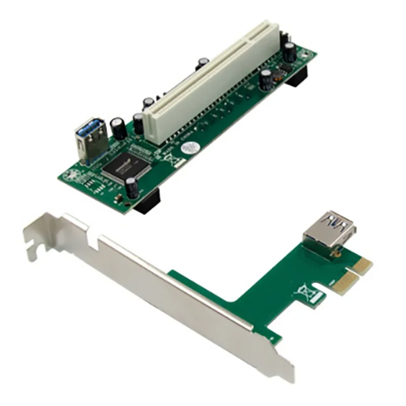 

PCI-E X1 to 1XPCI Card Slot Expansion Card PCI Card Slot Conversion Card Split Plug and Play Free Drive for PC