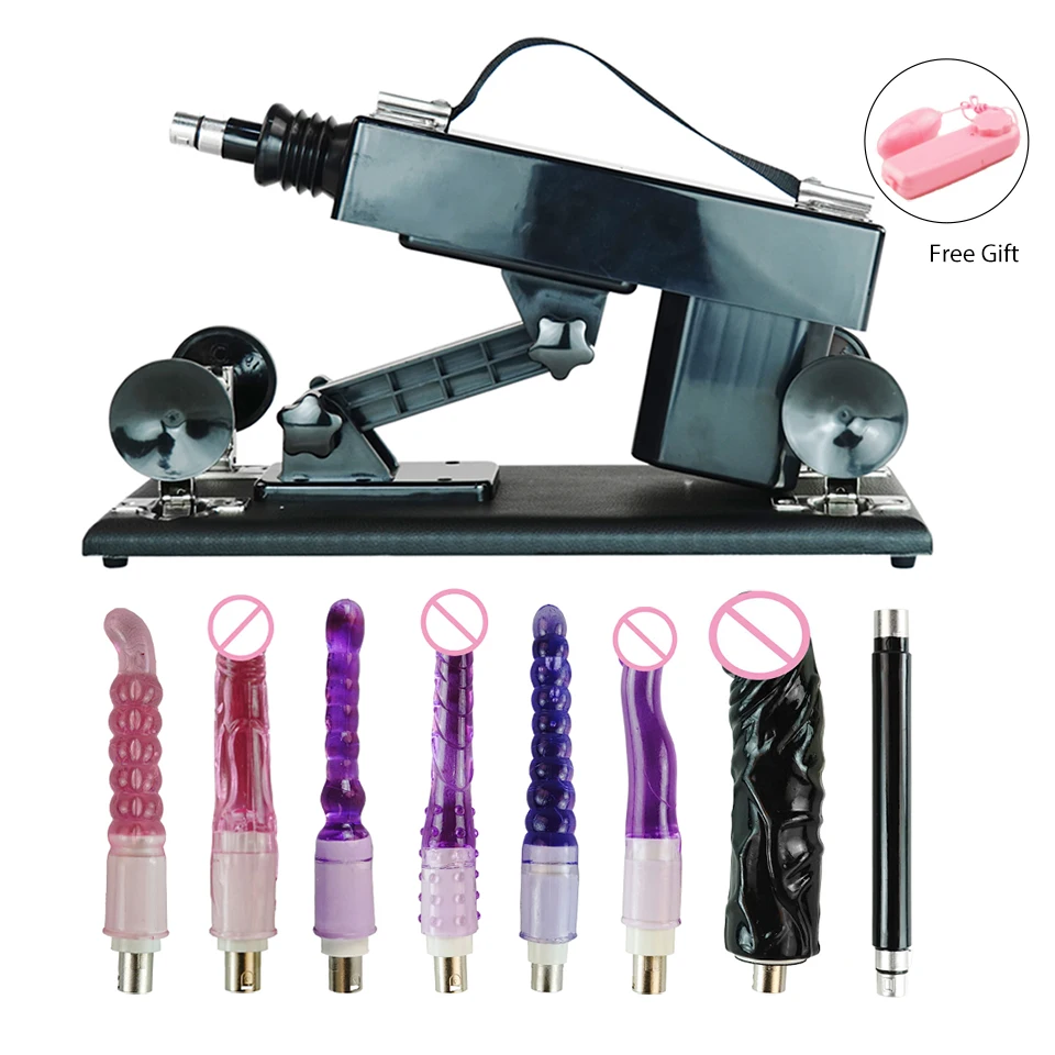 Секс машина FREDORCH автоматический с черным фаллоимитатором Женский нагнетающий