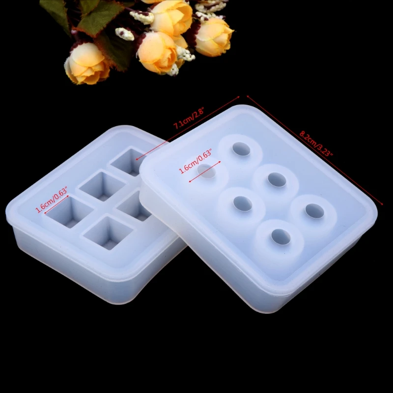 

Silicone Pendant Mold Making Jewelry For Resin Necklace Mould Craft DIY Tool New