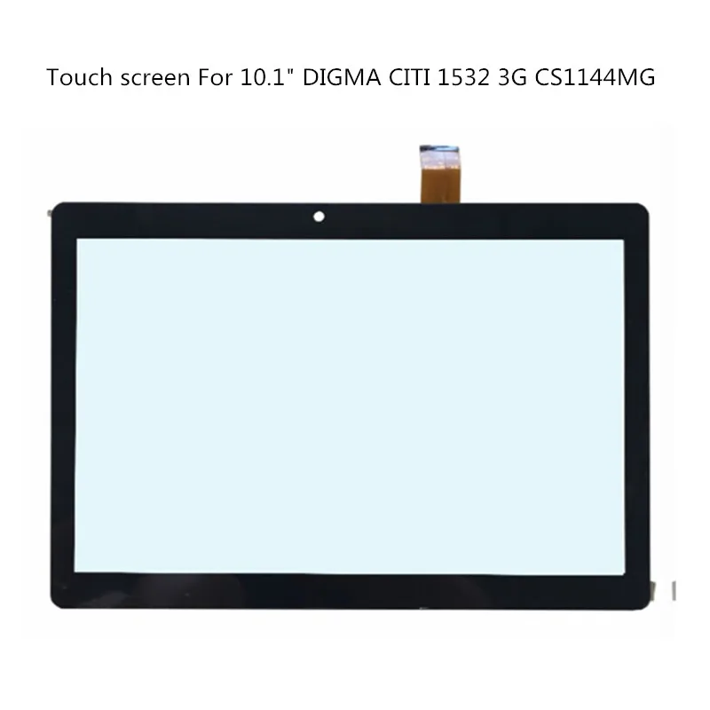 

New Tablet Touch panel touch screen For 10.1" DIGMA CITI 1532 3G CS1144MG Digitizer and Glass film Sensor Tempered Glass Screen