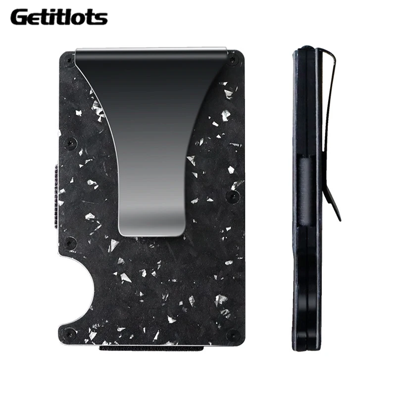 

Aluminum Credit Card Holder New Multifunctional Minimalist ID Card Wallet Rfid Large Capacity Bank Cardholder Metal Money Clip