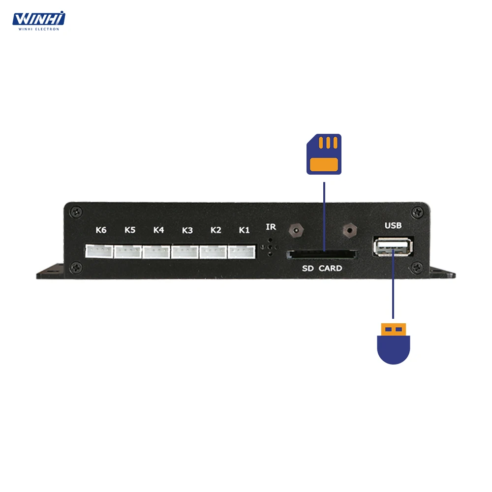 MPC1005-1 RS232 контроль хорошие отзывы 1080P для рекламы играть черный ящик видео плеер медиаплеер