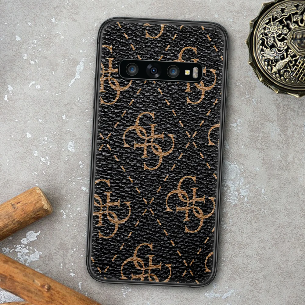 

Luxury Fashion G-Guesses Phone Case For Samsung Galaxy Note S 8 9 10 20 Plus E Lite Uitra black Waterproof Painting Hoesjes
