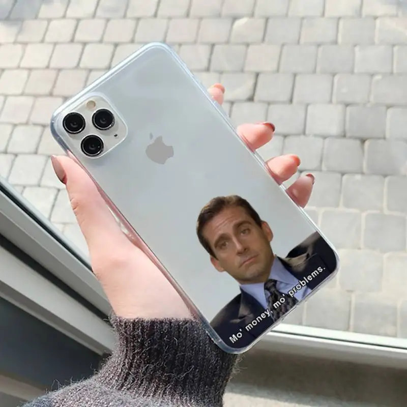 fhnblj michael scott the office phone case for iphone 11 12 13 mini pro xs max 8 7 6 6s plus x 5s se 2020 xr case free global shipping