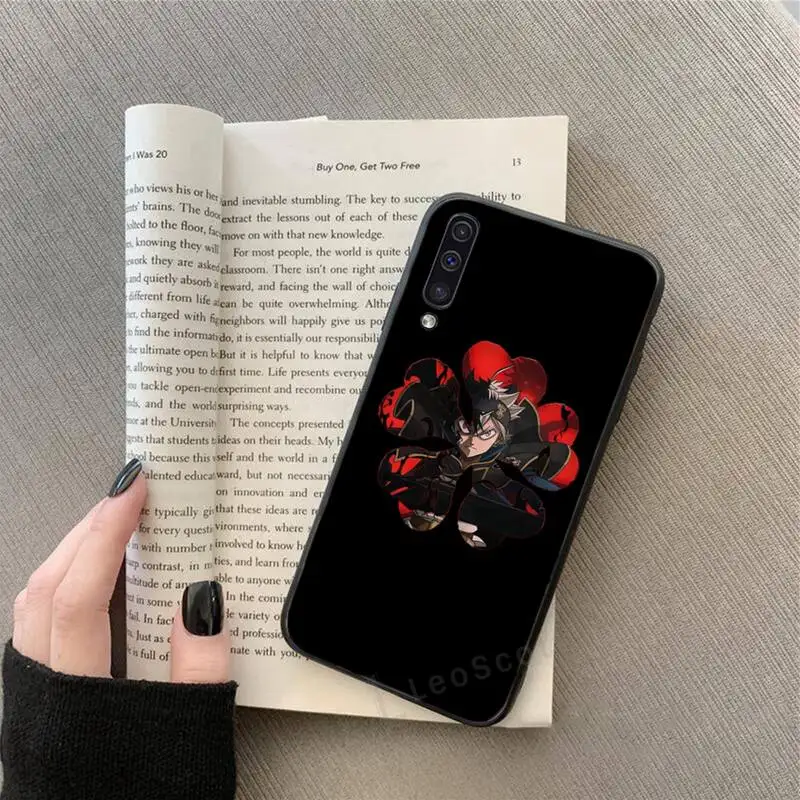 

Black Clover Phone Case For Samsung Galaxy A 3 6 7 8 10 21 01 11 31 91 10S 20S 30S 50S PLUS