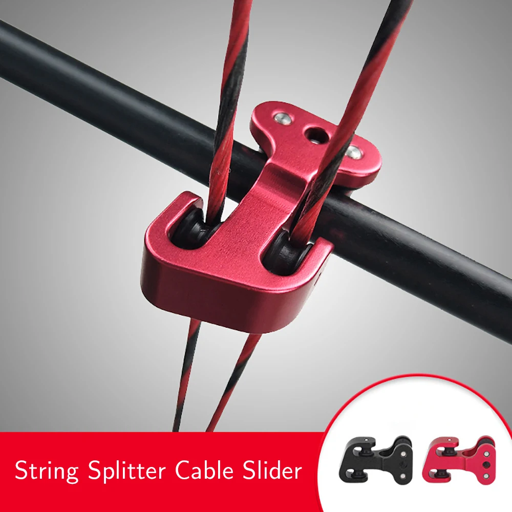 Охотничий блочный лук сплиттер для стрельбы из лука кабель слайдер
