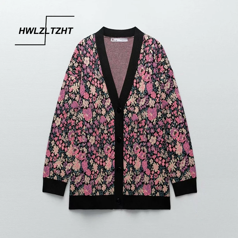 

Свитер женский трикотажный с V-образным вырезом и длинным рукавом