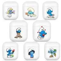 cartoon cute s smurfs for apple airpods 12 cases protective bluetooth wireless earphone cover for case cases pro