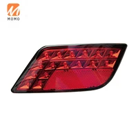 gold supplier red bus 85mm fog tail lights city bus lamp
