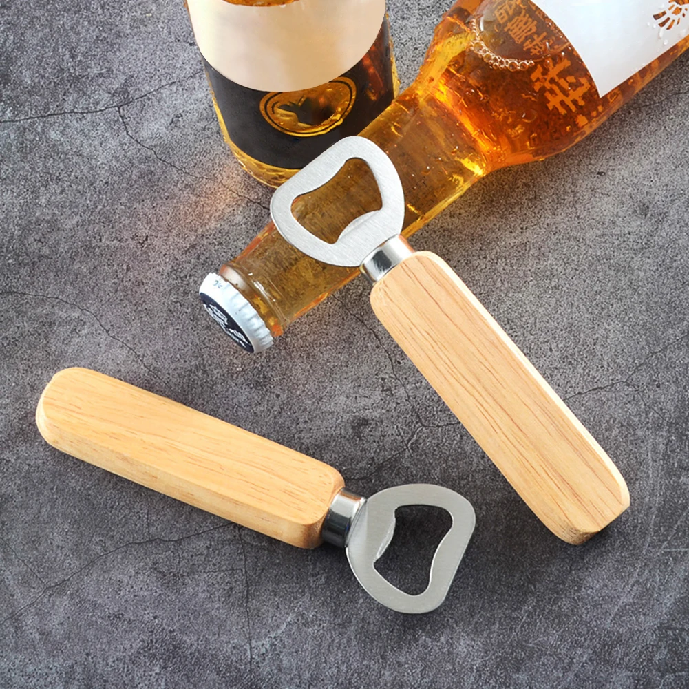 6 шт. открывалка для бутылок с деревянной ручкой|Блендеры коктейлей| |