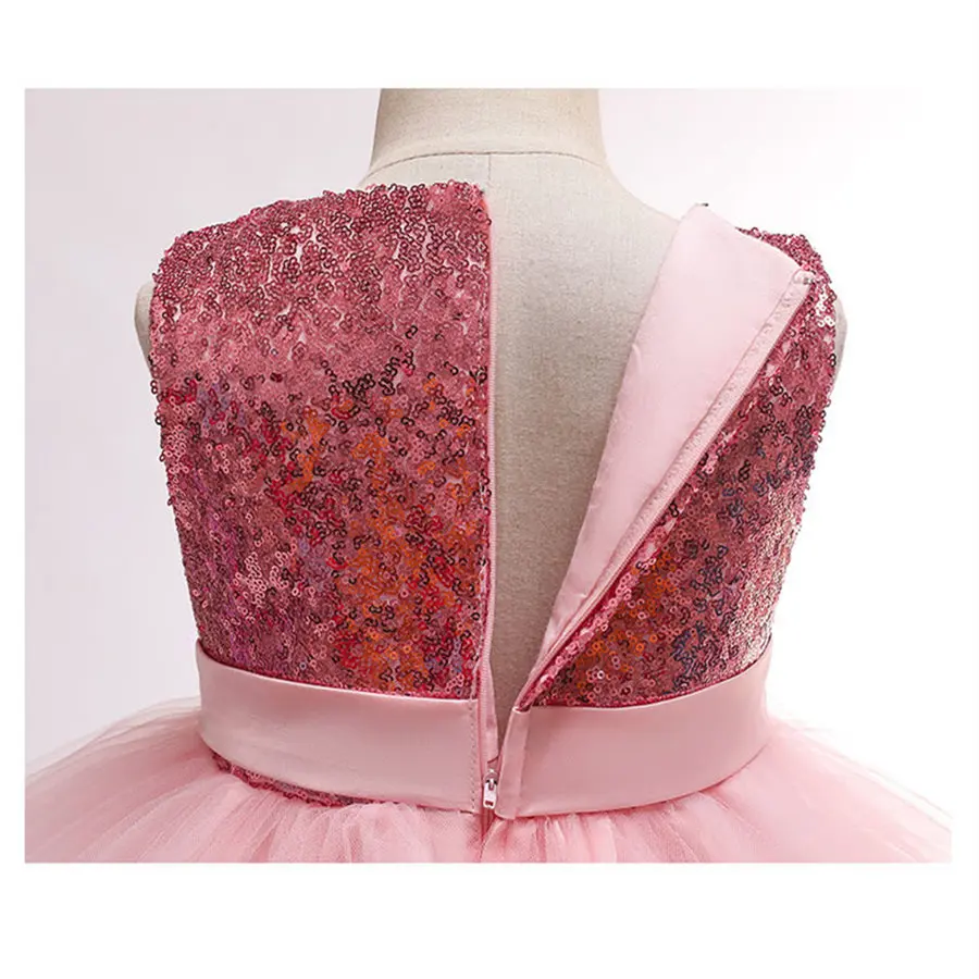 Торжественное платье с фатиновой юбкой из тюля без рукавов пайетками вечернее