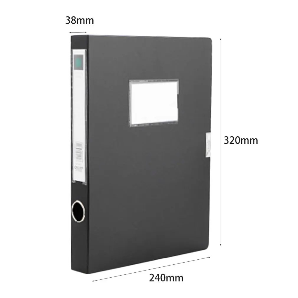 

Deli 5602 Document Box With 2"Adhesive Buckle Practical Office Supplies Plastic File Box Information Box Also For School