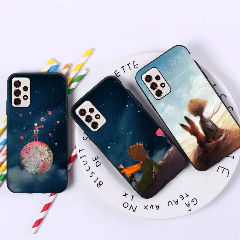 

The Little Prince And The Fox cartoon Phone Case For Samsung galaxy A S note 10 12 20 32 40 50 51 52 70 71 72 21 fe s ultra plus