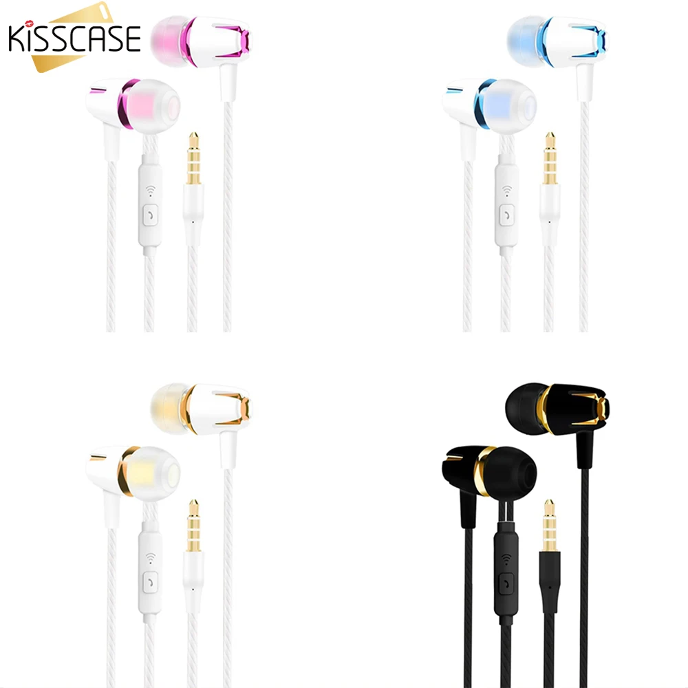KISSCASE 3 5 мм спортивные наушники вкладыши для Xiaomi Mi 8 9 сабвуфер Bluetooth беспроводная