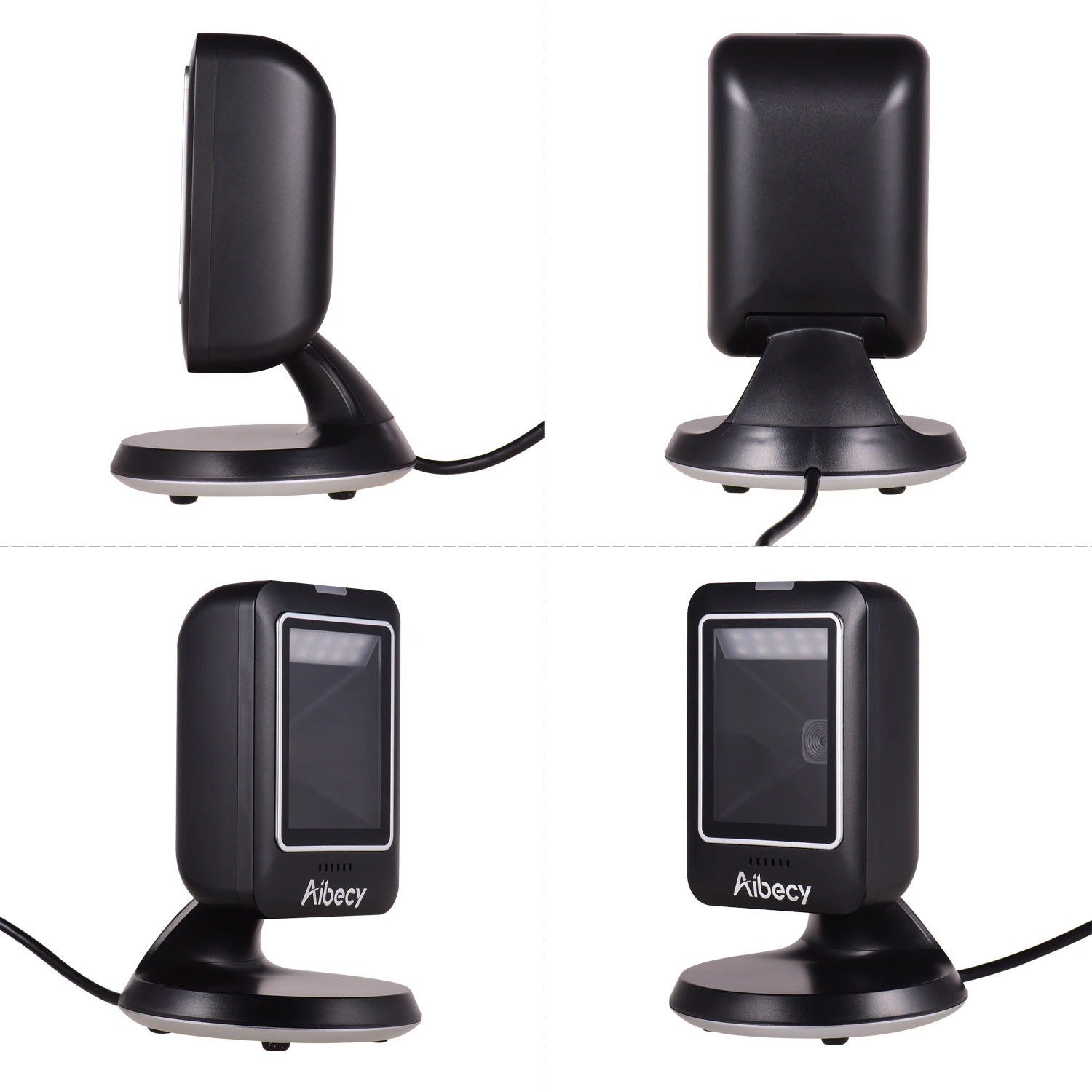 Aibecy MP6300Y 1D/2D/QR Всенаправленный сканер штрихкодов проводной USB считыватель штрих