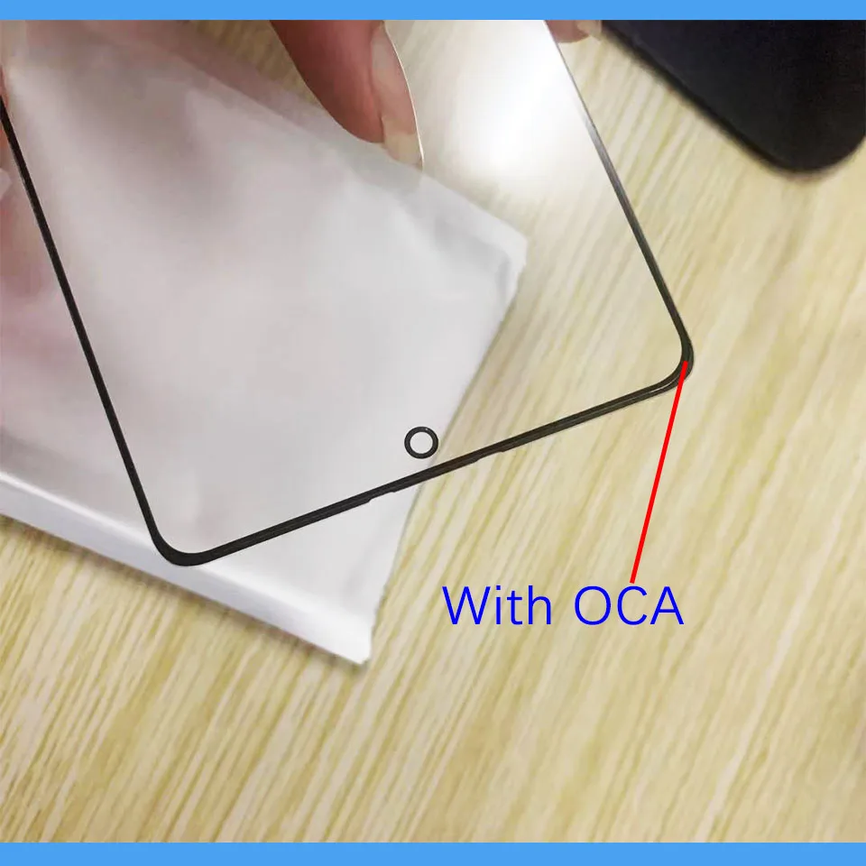 Lente exterior frontal de cristal + OCA LCD para Samsung Galaxy A02s A03s A12 A22 A32 A42 A52 A72 4G 5G, pantalla t&aacute;ctil, 10 unids/lote-1