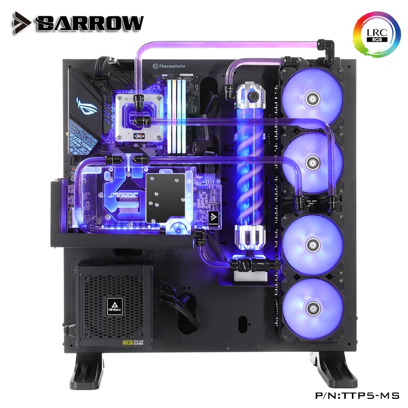 Комплект водяного охлаждения Barrow для Tt(Thermaltake) Core P5 чехол/радиатор + блок