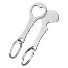 Комплект из 2 предметов сделай сам Нержавеющаясталь покупок брелок с тележкой для удаления металлическая магазинная брелок Крюк Алюминий сплав с брелком-держателем для ключей